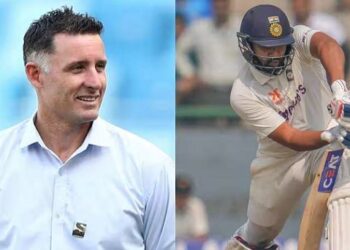 'Take a leaf out of Rohit Sharma’s book' - Mike Hussey urges Australian batters to follow Indian skipper's approach