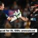 New Zealand name squads for Sri Lanka and Pakistan T20Is, Tom Latham to lead