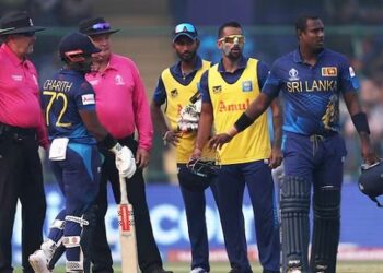 ODI World Cup 2023: Fourth Umpire Adrian Holdstock explains Angelo Mathews' timed-out dismissal