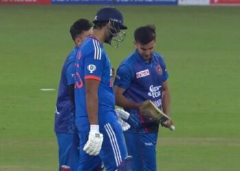 IND vs AFG: Watch Video – Afghanistan Players Check Shivam Dube’s Bat After His Brutal Fifty In 2nd T20I