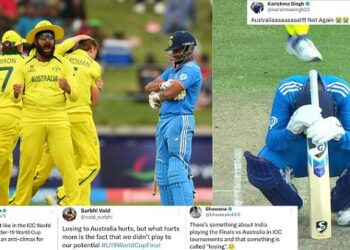 “Biggest chokers in world cricket” – Twitter reacts as India suffer heartbreak against Australia in U19 WC final
