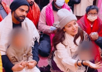 Virat Kohli and Anushka Sharma Seek Blessings at Vrindavan After Tough Australia Tour