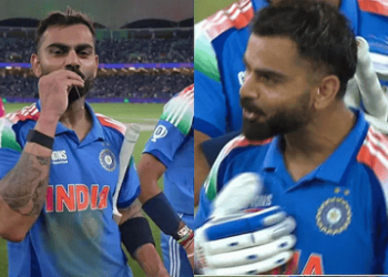 Watch: Virat Kohli emulates Suryakumar Yadav, celebrates 51st ODI ton in style, kisses wedding ring