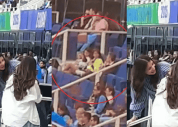 Watch: Anushka Sharma’s cute interaction with Rohit Sharma’s baby boy becomes internet sensation