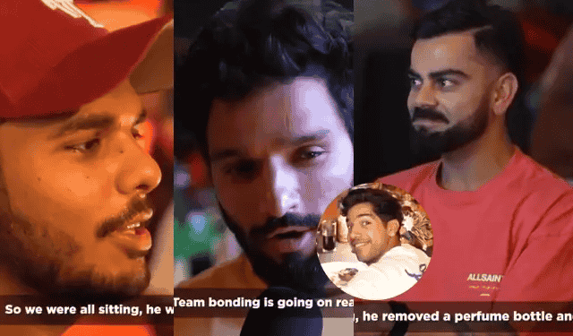 WATCH: RCB’s Swastik Chikara leaves everyone in splits with hilarious act involving Virat Kohli’s perfume