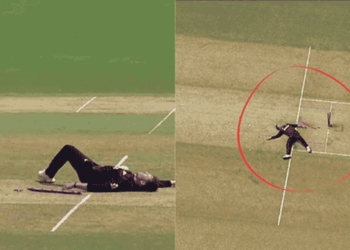 Lockie Ferguson collapses like a dead body from fatigue during NZ vs AFG T20 World Cup clash; video breaks internet